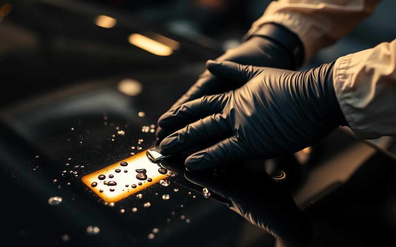 Ceramic coating application