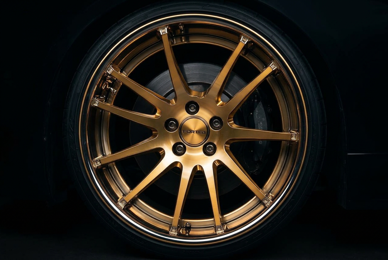 Forged wheel refinish